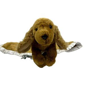 My Banky KIRBY Cocker Spaniel Lovey Puppy Dog Baby Security‎ Blanket Satin Trim